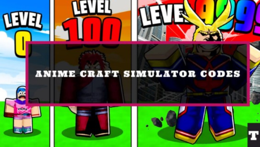 Anime Craft Simulator Codes